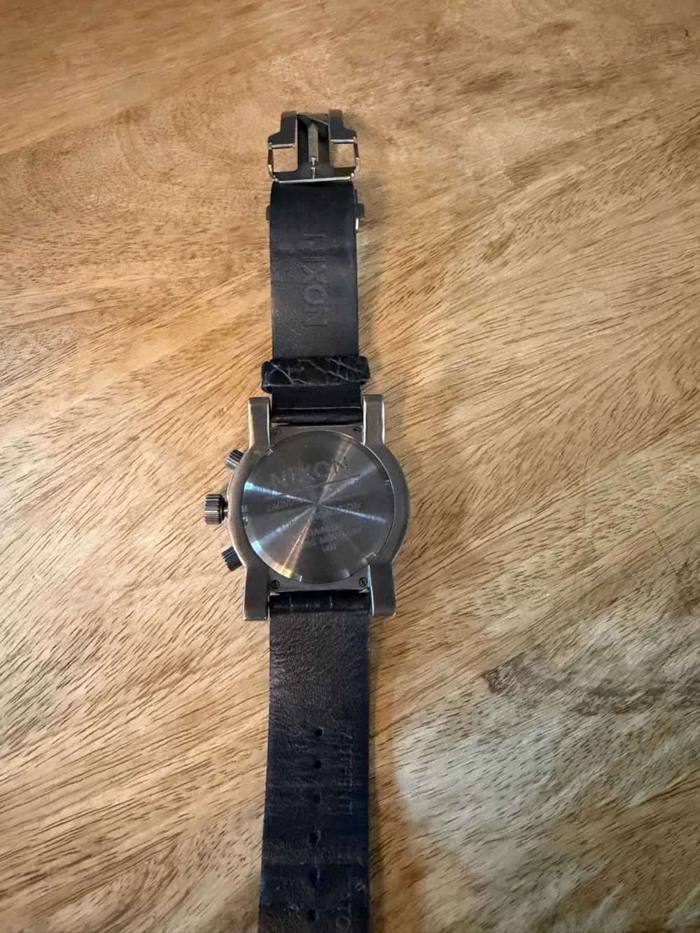 Nixon The Magnacon Black Stainless Steel Chronograph Watch